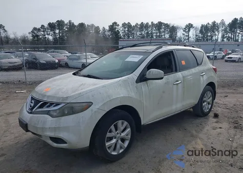 2012 Nissan Murano Sl z USA, uszkodzony, nr VIN JN8AZ1MW1CW220087